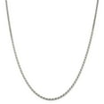 thumbnail image 1 of Sterling Silver 2.50mm Flat Rope Chain Necklace - 11.9 Grams - 24 Inch, 1 of 2