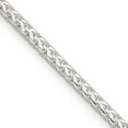 thumbnail image 1 of Sterling Silver 2.55mm D/C Square Franco Chain (22 X 2.55) Made In Italy qqf080-22, 1 of 5