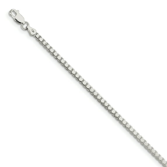 Sterling Silver 2.5mm Box Chain