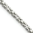 thumbnail image 1 of Sterling Silver 2.5mm Byzantine Chain (18 X 2.5) Made In Italy qbz060-18, 1 of 5