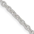 thumbnail image 1 of Sterling Silver 2.75mm Cable Chain (16 X 2.75) Made In India qcl080-16, 1 of 5