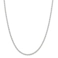 thumbnail image 1 of Sterling Silver 2.75mm Oval Rolo Necklace - 20 Inch, 1 of 2