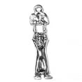 thumbnail image 1 of Sterling Silver 20" 1.2mm Box Chain 3D Moses Bible Story Pendant Necklace, 1 of 2