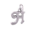 thumbnail image 1 of Sterling Silver 20" 1.2mm Box Chain Scrolled Letter H Pendant Necklace, 1 of 2