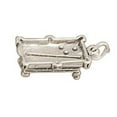 thumbnail image 1 of Sterling Silver 20" 1mm Box Chain 3D Billiards Pool Table Pendant Necklace, 1 of 2