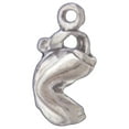 thumbnail image 1 of Sterling Silver 20" 1mm Box Chain 3D Chinese Fortune Cookie Pendant Necklace, 1 of 2