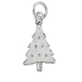 thumbnail image 1 of Sterling Silver 20" 1mm Box Chain Christmas Tree Pendant Necklace, 1 of 2