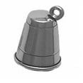 thumbnail image 1 of Sterling Silver 20" .8mm Box Chain 3D Plain Sewing Thimble Pendant Necklace, 1 of 2