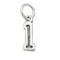 thumbnail image 1 of Sterling Silver 20" .8mm Box Chain Jersey Number One 1 Pendant Necklace, 1 of 2