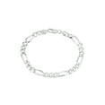 thumbnail image 1 of Sterling Silver 200 Gauge Figaro Chain Bracelet 8.5 Inches, 1 of 4
