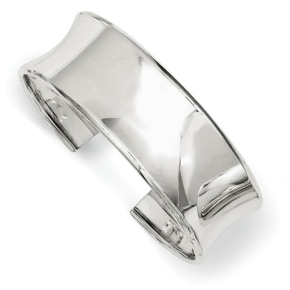 Sterling Silver 20mm Cuff Bangle Bracelet - 20.0 Grams
