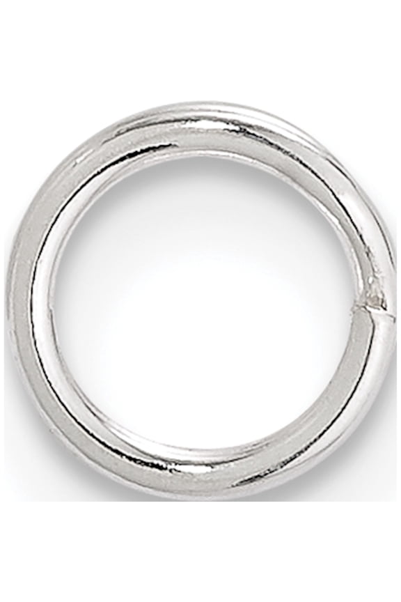 Sterling Silver 22 Gauge 6.0Mm Round Split Ring - Jbsp