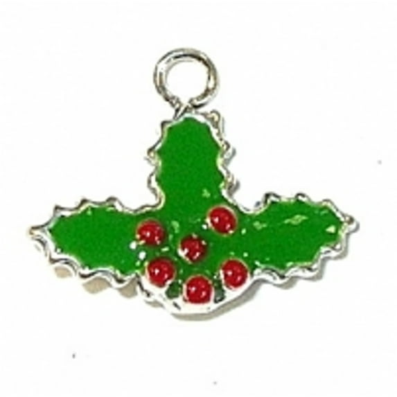Sterling Silver 24" 1.2mm 3D Holly Berry Pendant Necklace