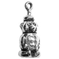 thumbnail image 1 of Sterling Silver 24" 1.2mm Box Chain 3D Honey Bear Jar Pure Honey Pendant Necklace, 1 of 2