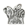 thumbnail image 1 of Sterling Silver 24" 1.2mm Box Chain 3D Lhasa Apso Dog Breed Pendant Necklace, 1 of 2