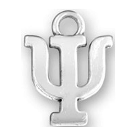 Sterling Silver 24" 1.2mm Box Chain Greek Alphabet Sorority Fraternity Psi Pendant Necklace