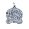thumbnail image 1 of Sterling Silver 24" 1.2mm Box Chain HAWAII State Pendant Necklace, 1 of 2