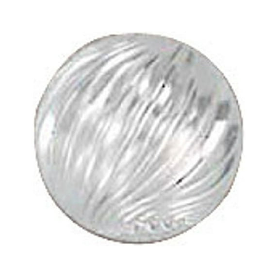 Sterling Silver 24" 1mm Box Chain 3mm Corrugated Swirl Pendant Necklace Spacer Bead