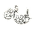 thumbnail image 1 of Sterling Silver 24" 1mm Box Chain "ANGEL" Word Pendant Necklace, 1 of 2