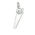thumbnail image 1 of Sterling Silver 24" .8mm Box Chain 3D Saw Blade Tool Pendant Necklace, 1 of 2
