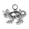 thumbnail image 1 of Sterling Silver 24" .8mm Box Chain 3D Small Inquisitive Cat Pendant Necklace, 1 of 2