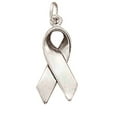 thumbnail image 1 of Sterling Silver 24" .8mm Box Chain Awareness Cause Ribbon Pendant Necklace, 1 of 2