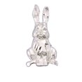 thumbnail image 1 of Sterling Silver 24" .8mm Box Chain Long Ear Sitting Rabbit Pendant Necklace, 1 of 2