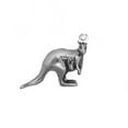 thumbnail image 1 of Sterling Silver 24" .8mm Box Chain Mini Kangaroo Joey In Pouch Pendant Necklace, 1 of 2