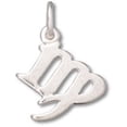 thumbnail image 1 of Sterling Silver 24" .8mm Box Chain Small Virgo Zodiac Horoscope Symbol Pendant Necklace, 1 of 2