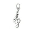 thumbnail image 1 of Sterling Silver 24" .8mm Box Chain Treble Clef Pendant Necklace, 1 of 2