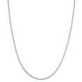 thumbnail image 1 of Sterling Silver 2mm Beveled Oval Cable Chain, 1 of 1