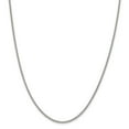 thumbnail image 1 of Sterling Silver 2mm Curb Chain Necklace - 6.2 Grams - 20 Inch - Lobster Claw, 1 of 2
