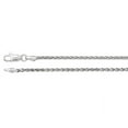 thumbnail image 1 of Sterling Silver 2mm Diamond Cut Wheat 18" Chain, 1 of 1
