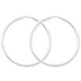 thumbnail image 1 of Sterling Silver 2mm Hoop Earrings, 1 of 3