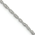 thumbnail image 1 of Sterling Silver 2mm Loose Rope Chain (16 X 2) Made In India qfc100-16, 1 of 5
