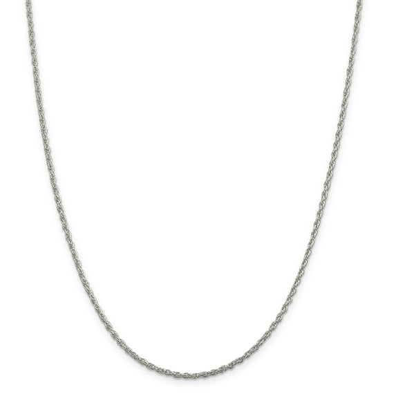 Sterling Silver 2mm Loose Rope Chain