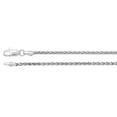 thumbnail image 1 of Sterling Silver 2mm Necklace - 3.0 Grams - 18 Inch Sparkle-Cut Wheat Chain With Lobster Clasp, 1 of 2