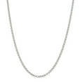 thumbnail image 1 of Sterling Silver 3.0mm Belcher Light Chain Necklace - 9.1 Grams - 24 Inch - Lobster Claw, 1 of 2