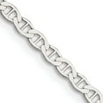 thumbnail image 1 of Sterling Silver 3.1mm Flat Anchor Chain (24 X 3.1) Made In Italy qlfa065-24, 1 of 5