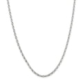 thumbnail image 1 of Sterling Silver 3.2mm Oval Rolo Chain, 1 of 1