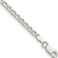 thumbnail image 1 of Sterling Silver 3.3mm Rambo Chain (8 X 3.3) Made In Italy qrm060-8, 1 of 5