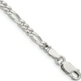 thumbnail image 1 of Sterling Silver 3.5mm Figaro Chain (8 X 3.5) Made In India qfg100-8, 1 of 5