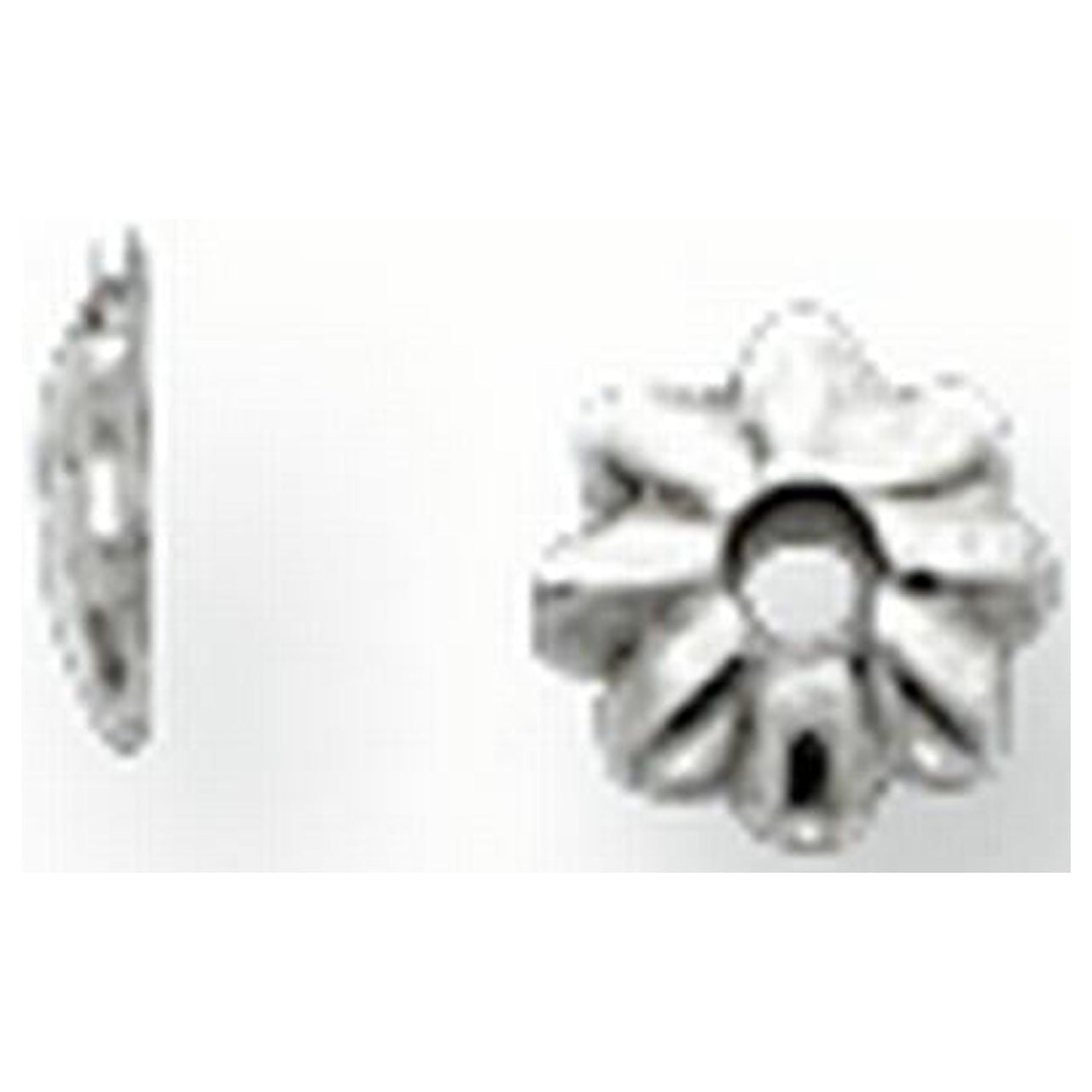 Sterling Silver 3.75mm Bead Cap