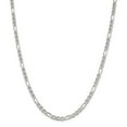 thumbnail image 1 of Sterling Silver 3.75mm Figaro Anchor Chain - 8.8 Grams - 16 Inch - Lobster Claw, 1 of 2