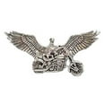 thumbnail image 1 of Sterling Silver 30" 1.2mm Box Chain 3D Eagle On Motorcycle Pendant Necklace, 1 of 2