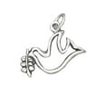 thumbnail image 1 of Sterling Silver 30" 1.2mm Box Chain Cutout Flying Peace Dove Olive Branch Pendant Necklace, 1 of 2