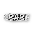 thumbnail image 1 of Sterling Silver 30" 1.2mm Box Chain The Word BABE Pendant Necklace, 1 of 2