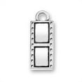 thumbnail image 1 of Sterling Silver 30" 1mm Box Chain 3D Camera Photograph Negative Movie Film Strip Pendant Necklace, 1 of 2