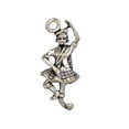 thumbnail image 1 of Sterling Silver 30" .8mm Box Chain 3D Dancing Scotsman Wearing Plaid Arm Raised Pendant Necklace, 1 of 2