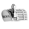 thumbnail image 1 of Sterling Silver 30" .8mm Box Chain 3D Open Rural Mailbox Pendant Necklace, 1 of 2